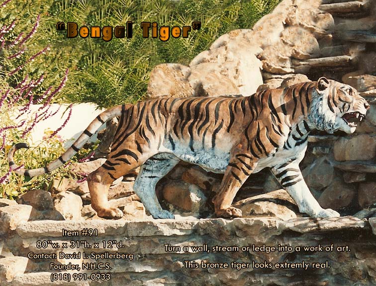 Bengal Tiger statue, Bengal Tiger statues