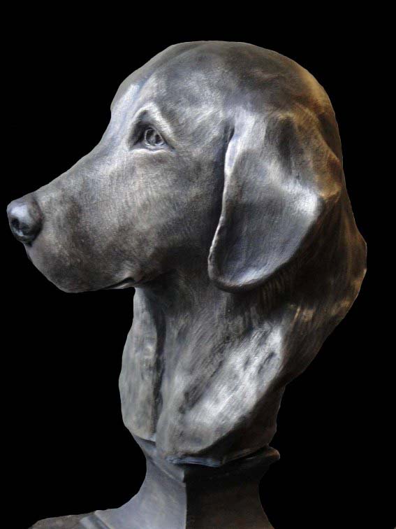 animal busts, dog statue, dog statues