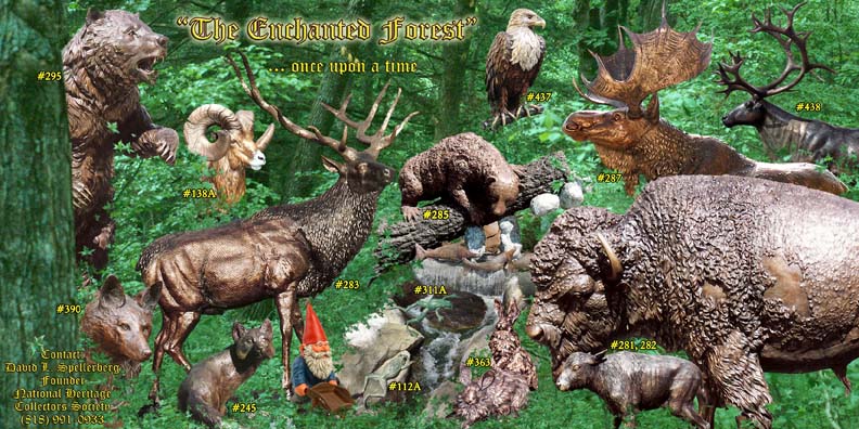 Forest Animals Sculptures