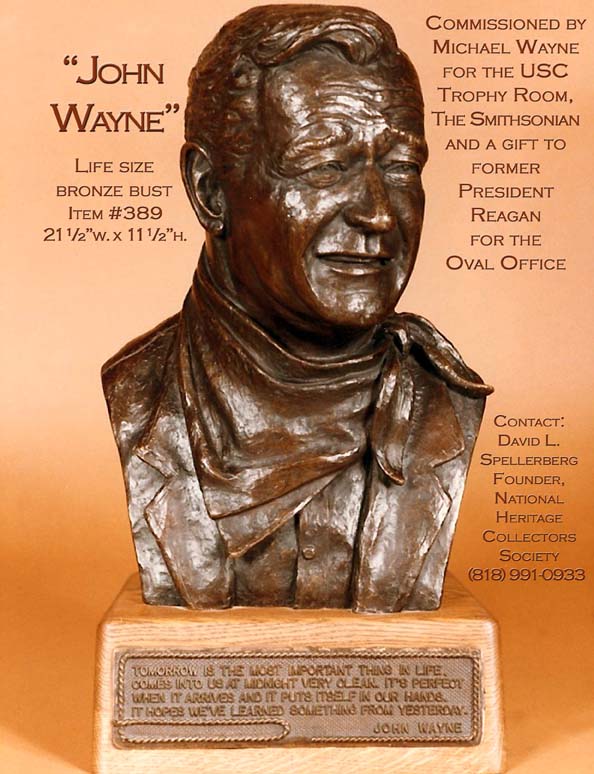 John Wayne bust