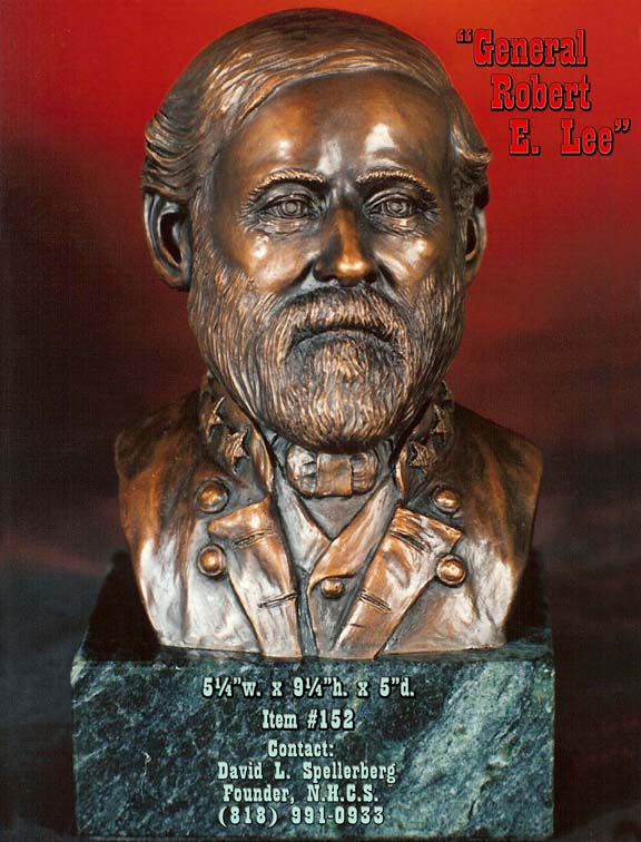 Robert E. Lee bust, Robert E Lee statue, Robert E Lee statues